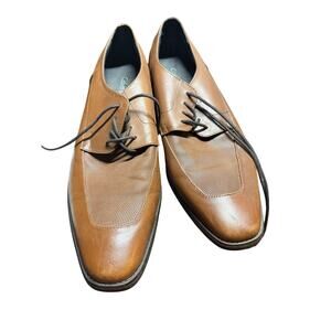 Calvin Klein Men’s Brown Dress Shoes – Oxford Lace-Up – Size 12 – Gently Used